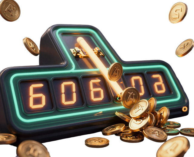 Leuchtende progressive Jackpot-Anzeige mit goldenen M&uuml;nzen und Millionengewinn bei Betsson