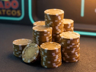 Goldener Stapel Jackpot-Chips - progressive Jackpots bis $100.000 im Betsson Casino