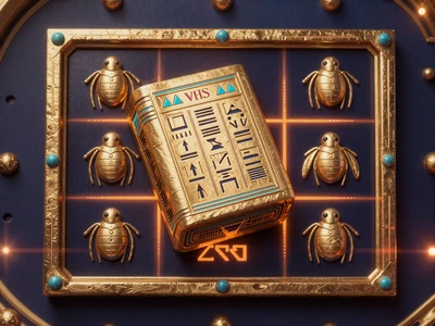 &Auml;gyptischer Book of Dead Slot mit goldenem Buch und Hieroglyphen - Online Slot bei Betsson